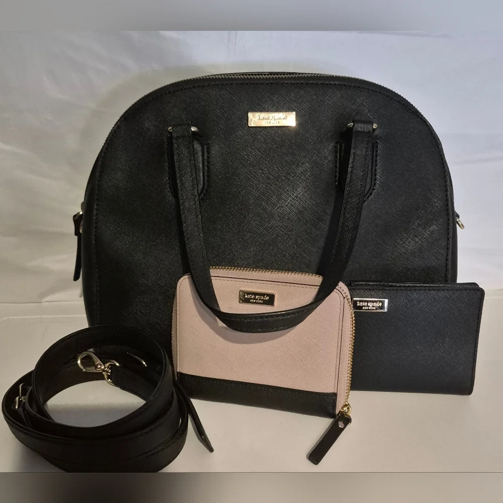 Kate Spade Laurel Way Bag And 2 Wallets Bundle - LIKE NEW!!!